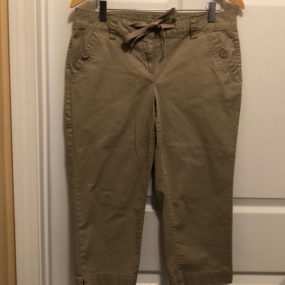 NWOT Loft Capri pants